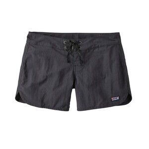 Patagonia Women's Wavefarer® Boardshorts 5" Ink Black Grey Size S Drawstring NWT